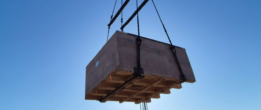 从中国到韩国的设备两日送达